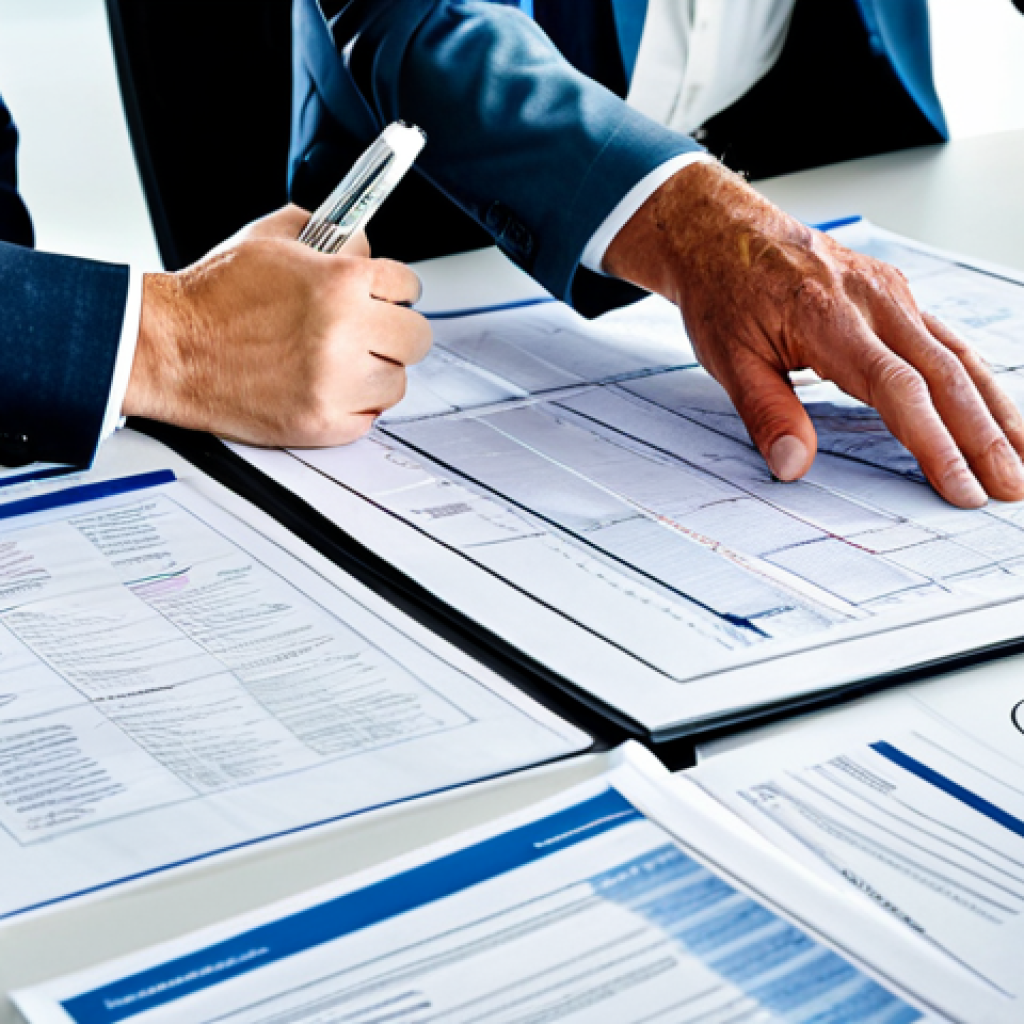 Emergency Preparedness Plan Review**

"A facility manager, fully clothed in appropriate business attire, reviewing a detailed emergency evacuation plan document laid out on a conference table. The setting is a brightly lit modern office with multiple large format plan diagrams and highlighted sections visible. The team appears to be engaged in active discussion. safe for work, appropriate content, fully clothed, professional, perfect anatomy, correct proportions, well-formed hands, family-friendly, illustrating meticulous safety protocols."

**
