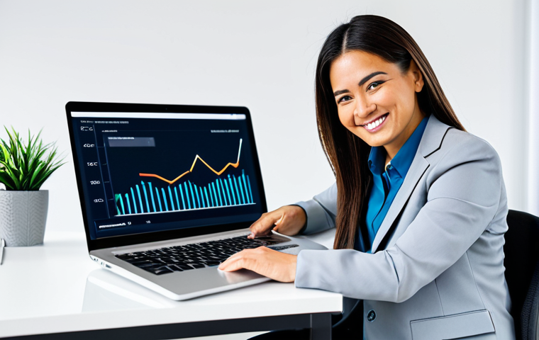 공공관리사 직무에서의 커리어 개발 방향 - Tech-Savvy Property Manager**
"A property manager using property management software on a laptop in...