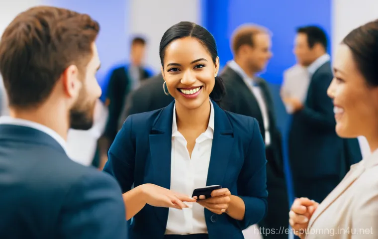 공공관리사 직무 경험을 경력으로 전환하는 법 - **Prompt:** A confident female professional, dressed in a sharp business suit, stands in a modern, b...