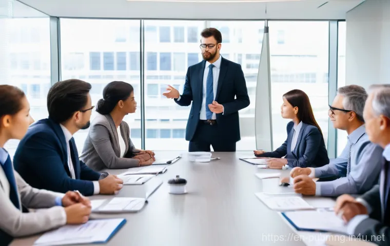 공공관리사 시험을 준비하는 데 도움되는 강의 - **Prompt:** A dynamic, brightly lit control center for a "smart city." Diverse public service profes...