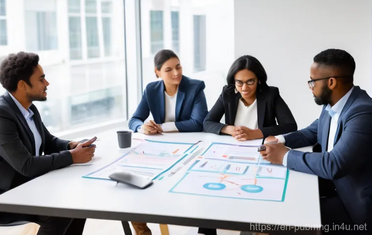 공공관리사 시험을 준비하는 데 도움되는 강의 - **Prompt:** A diverse team of public policy analysts and government officials (men and women, varyin...