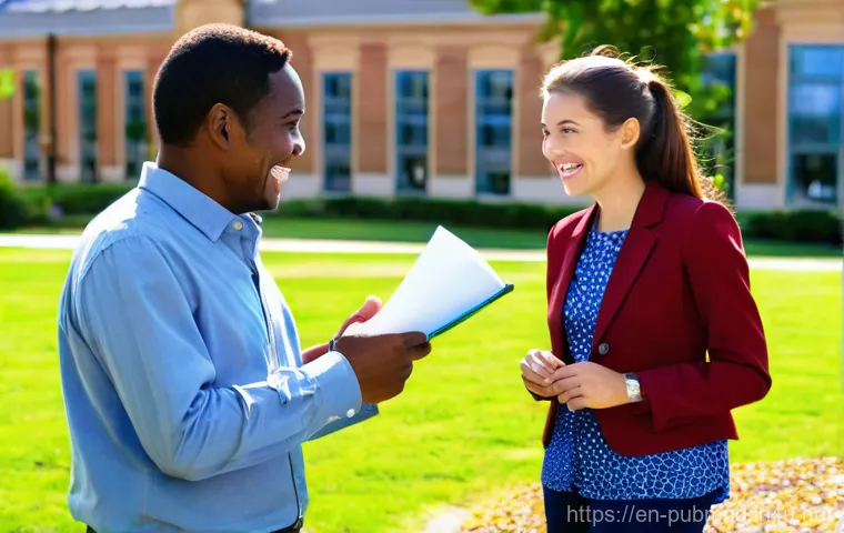 공공관리사 시험 후 취업 성공 사례와 교훈 - **Image Prompt: Focused Exam Preparation**
    A diverse young adult, perhaps in their late twenties...