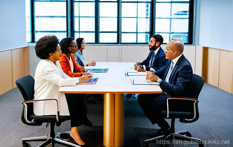 공공관리사 취업을 위한 추천 포트폴리오 - A young, confident professional, appearing to be in their late 20s to early 30s, dressed in smart bu...