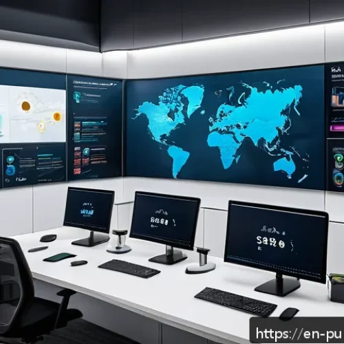 공공관리사와 관련된 최신 트렌드와 연구 주제 - A modern government office featuring a diverse group of professionals collaborating around transpare...